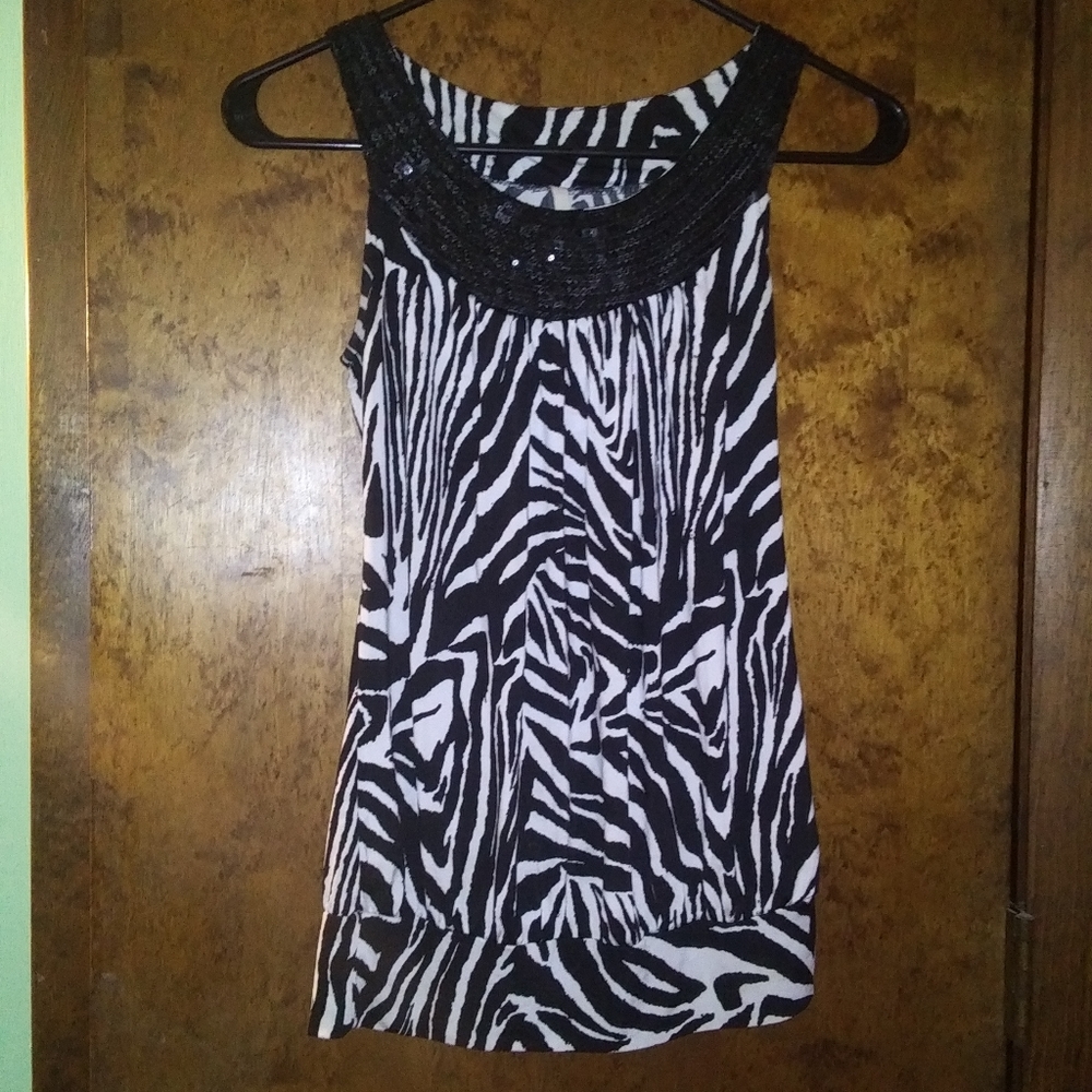Zebra striped shirt